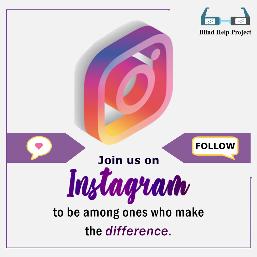 Join us on Instagram to be among ones who make the difference.