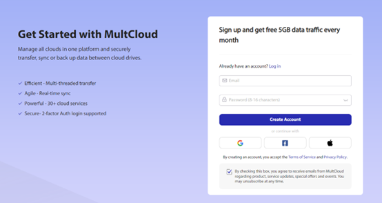 MultCloud Account