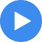 The logo of MX player