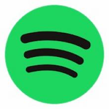The logo of Spotify.